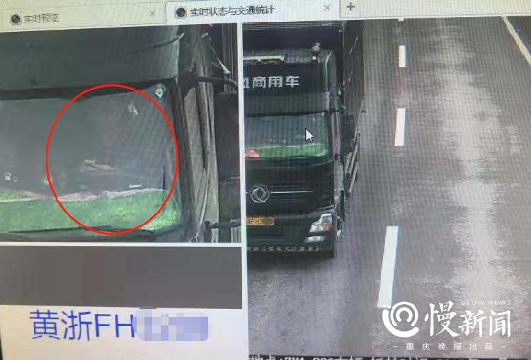 大貨車駕駛員開車玩手機 記2分罰200元